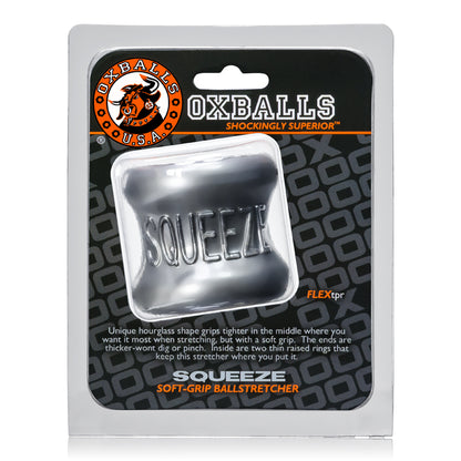 Oxballs SQUEEZE Soft Grip Ballstretcher – Silver