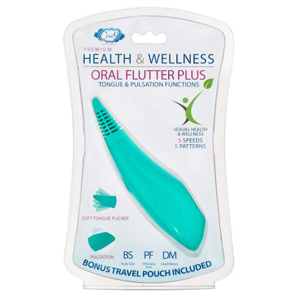 Cloud 9 Dual Function Oral Flutter Plus - Teal - Oral Stimulator