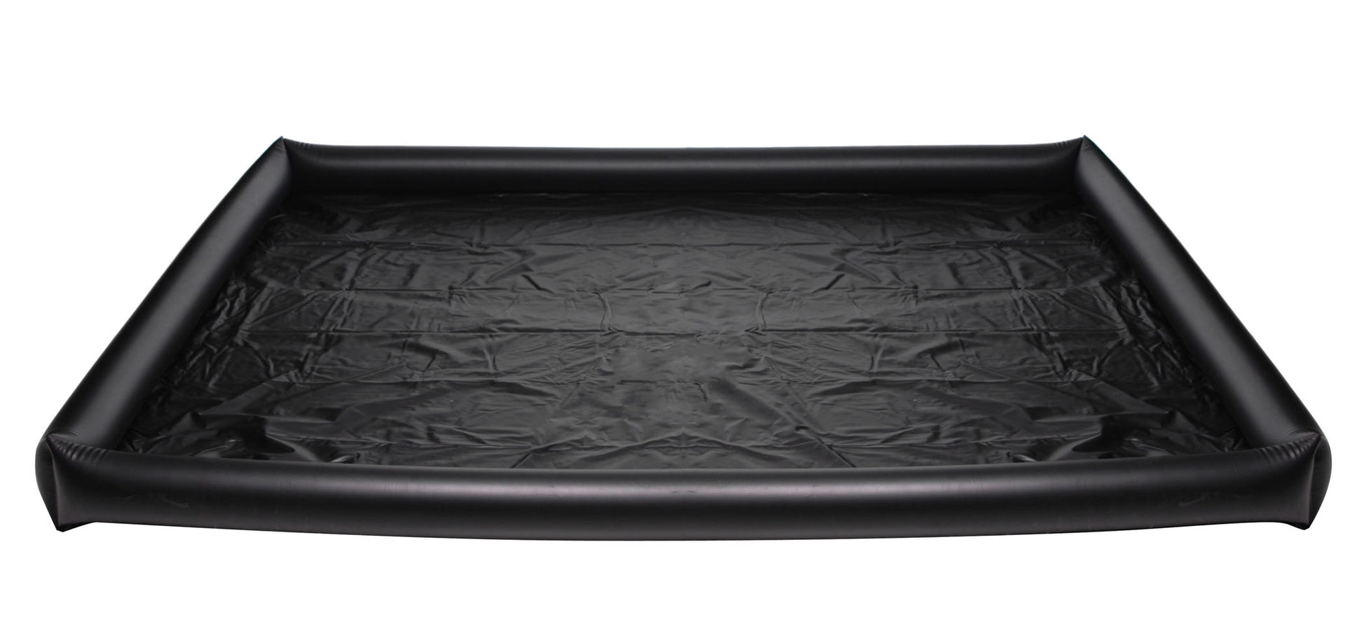 XR Brands Nuru Inflatable Vinyl Massage Sheet – Spill-Proof, Black