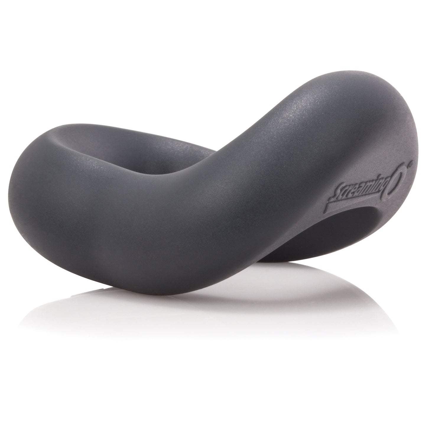Screaming O SwingO Curve Cock Ring – Gray – Reversible Design