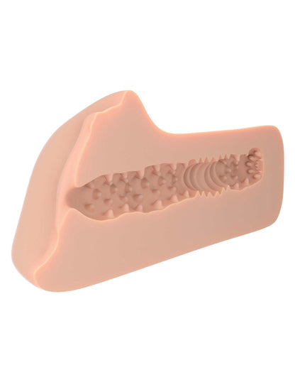 Pipedream Perfect Pussy Pleasure Stroker – Realistic Pocket Stroker – Beige