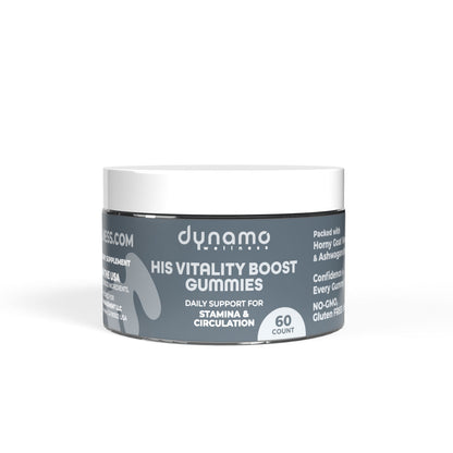 Screaming O His Vitality Boost Gummies – Daily Supplement for Male Enhancement – 60 Count