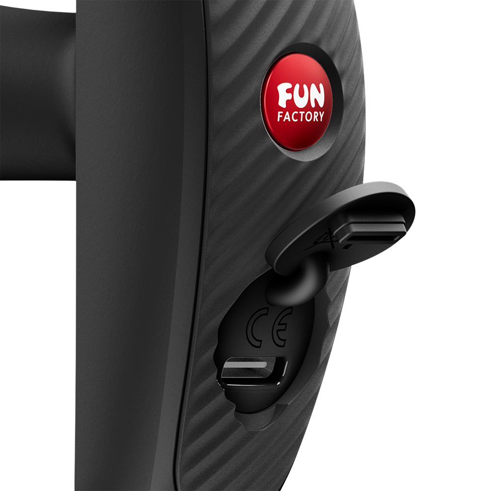 Fun Factory Bootie Vibe Anal Vibrator - Black - 12 Vibration Modes