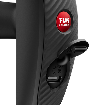 Fun Factory Bootie Vibe Anal Vibrator - Black - 12 Vibration Modes