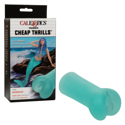 Cheap Thrills The Mermaid Masturbator – Teal – Textured Chamber with Suction