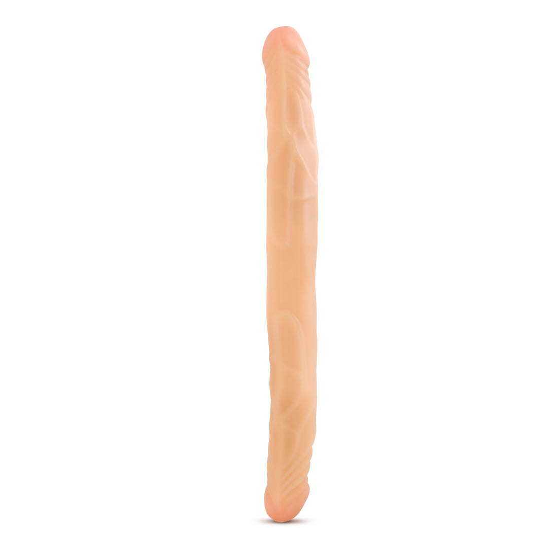 B Yours 14 Inch Double Dildo - Realistic Beige Double Ended Dildo