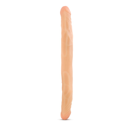 B Yours 14 Inch Double Dildo - Realistic Beige Double Ended Dildo