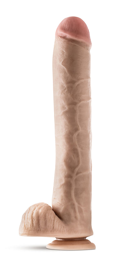 Dr. Skin Dr. Michael 14 Inch Dildo with Balls - Beige