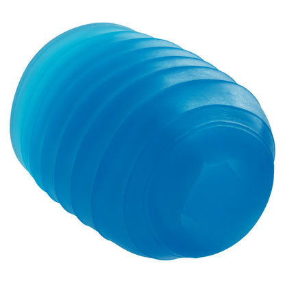 CalExotics Pop Sock Ribbed Stroker – Blue