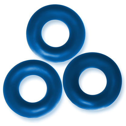 Oxballs Fat Willy Jumbo C-Rings – Space Blue – 3-Pack