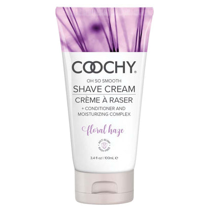 Coochy Floral Haze Shave Cream - 3.4 Oz - Moisturizing Formula