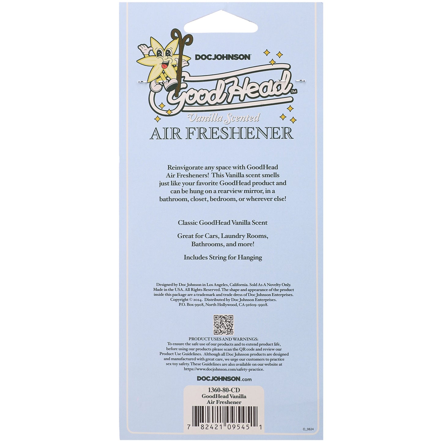 Goodhead Air Freshener - Vanilla Scent for Home and Car
