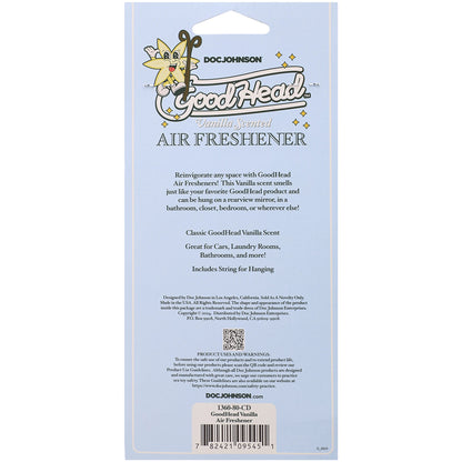 Goodhead Air Freshener - Vanilla Scent for Home and Car