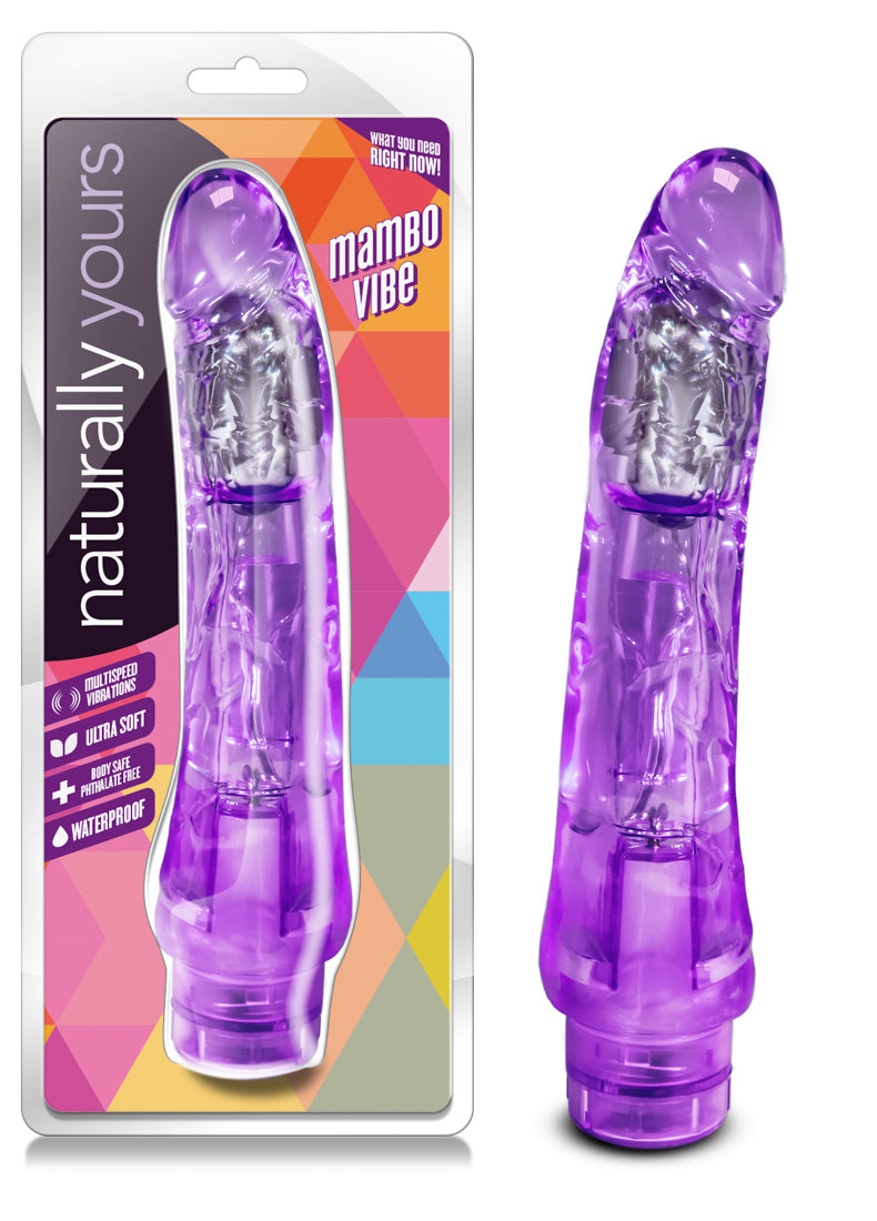 Blush Mambo Vibe - Waterproof Jelly Vibrator - Purple