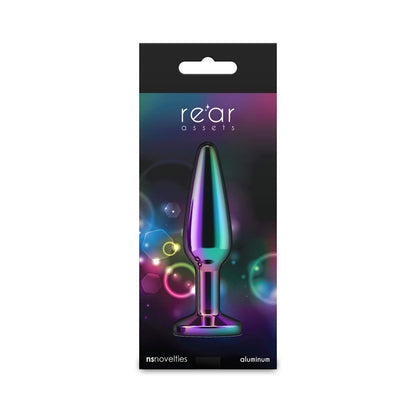 nsnovelties Rear Assets Tapered Medium Anal Toy – Multicolor Rainbow