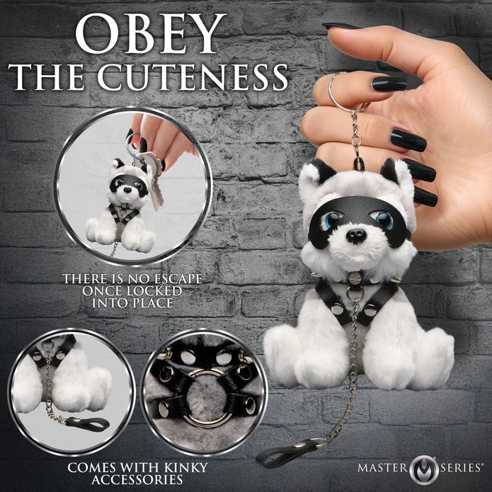 XR Brands Max The Fetish Pup Keychain – Multi-Color Travel-Friendly Accessory