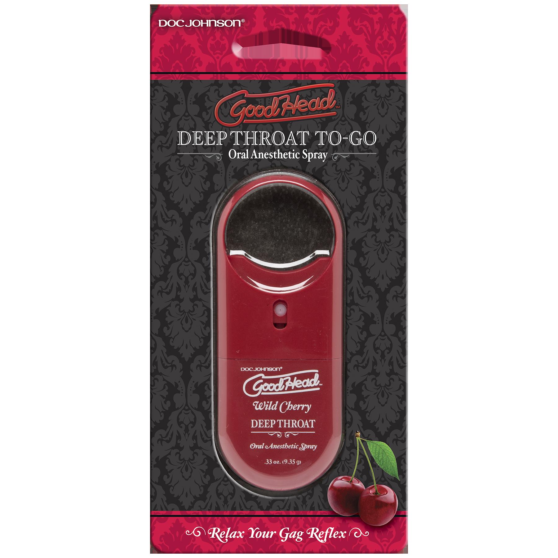 Doc Johnson Goodhead Deep Throat Spray - Wild Cherry Flavor