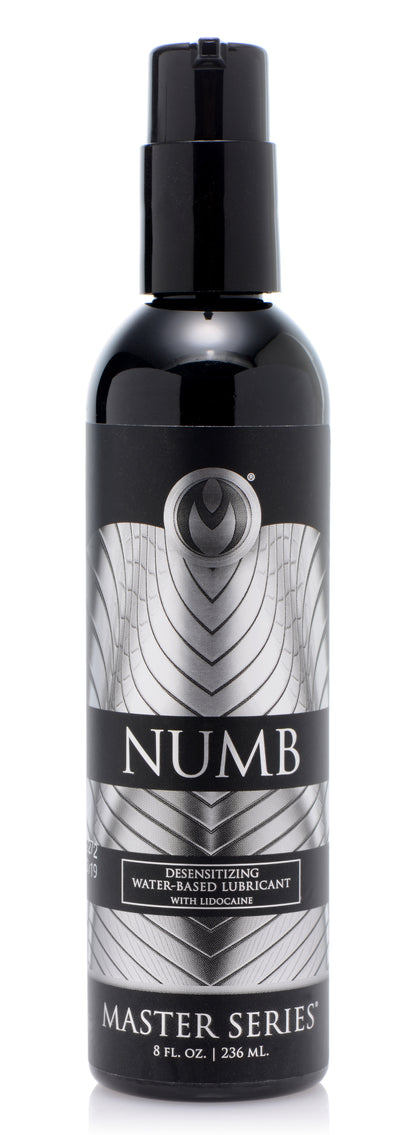 Numb Desensitizing Lubricant by XR Brands - 8 Fl. Oz. - Clear