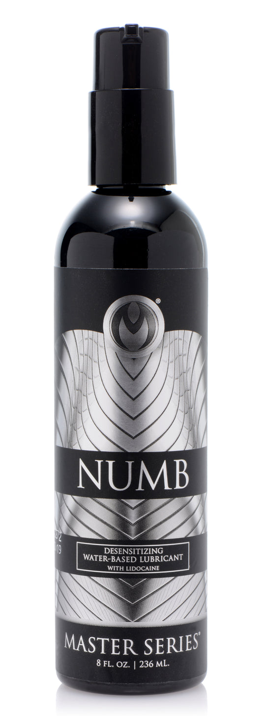 Numb Desensitizing Lubricant by XR Brands - 8 Fl. Oz. - Clear
