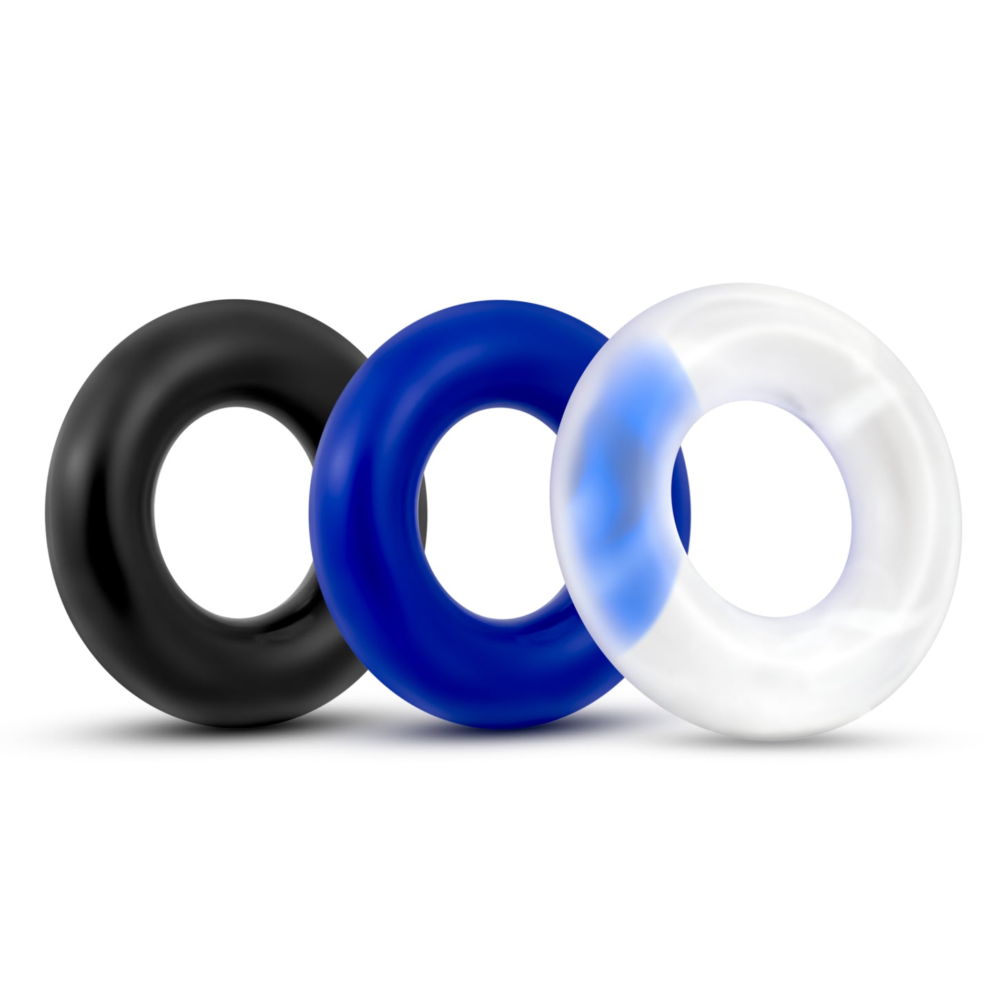 Blush Stay Hard Donut Rings – Cock Rings for Enhanced Stamina – Multi