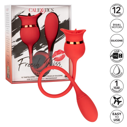 CalExotics French Kiss Casanova Teaser with Vibrating Bullet – Red