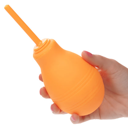 CalExotics Cheeky One-Way Flow Douche - Orange - Leak-Free Design