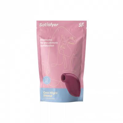 Satisfyer One Night Stand Disposable Vibrator – Burgundy