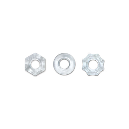 Renegade Chubbies Clear Stackable Rings – Multi-Use Body Safe TPE