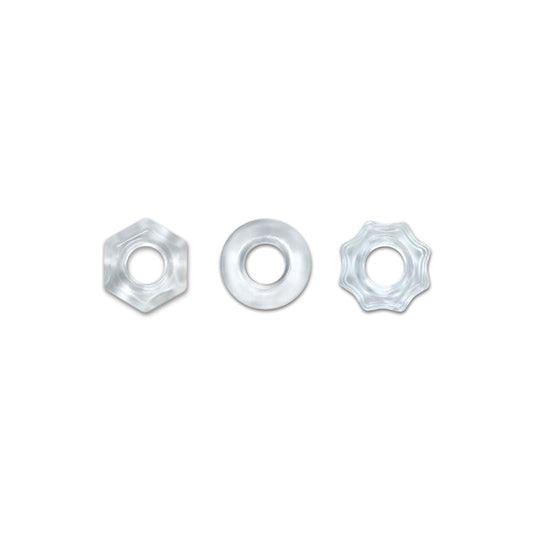 Renegade Chubbies Clear Stackable Rings – Multi-Use Body Safe TPE