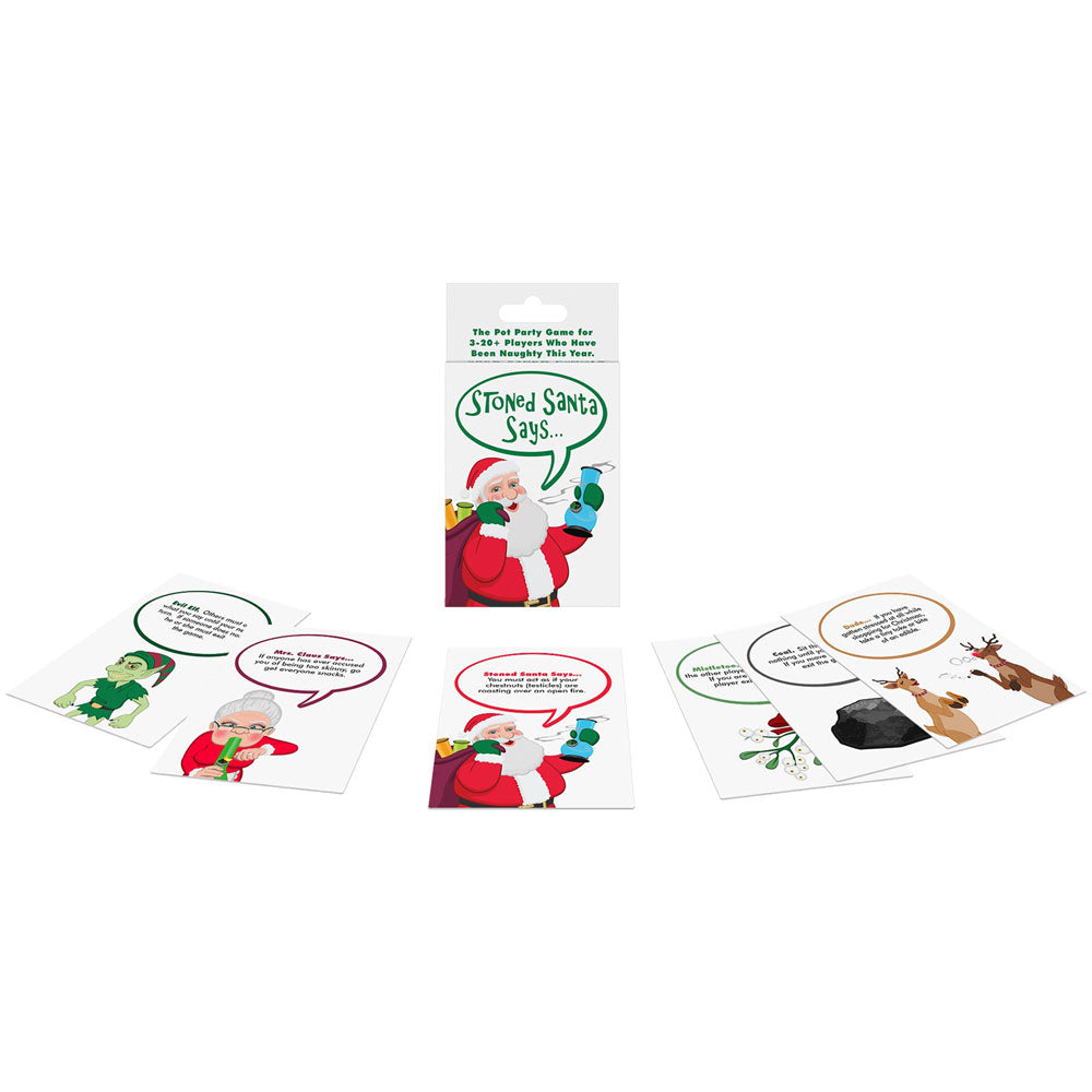 Kheper Games Stoned Santa Says Party Game for 3-20+ Players