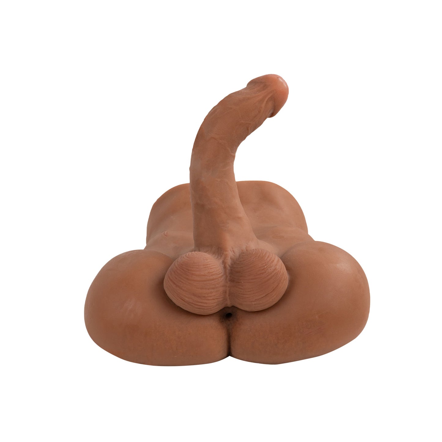 Camtoyz Raw Realistic Torso Landon - Realistic Bendable Male Masturbator - Brown