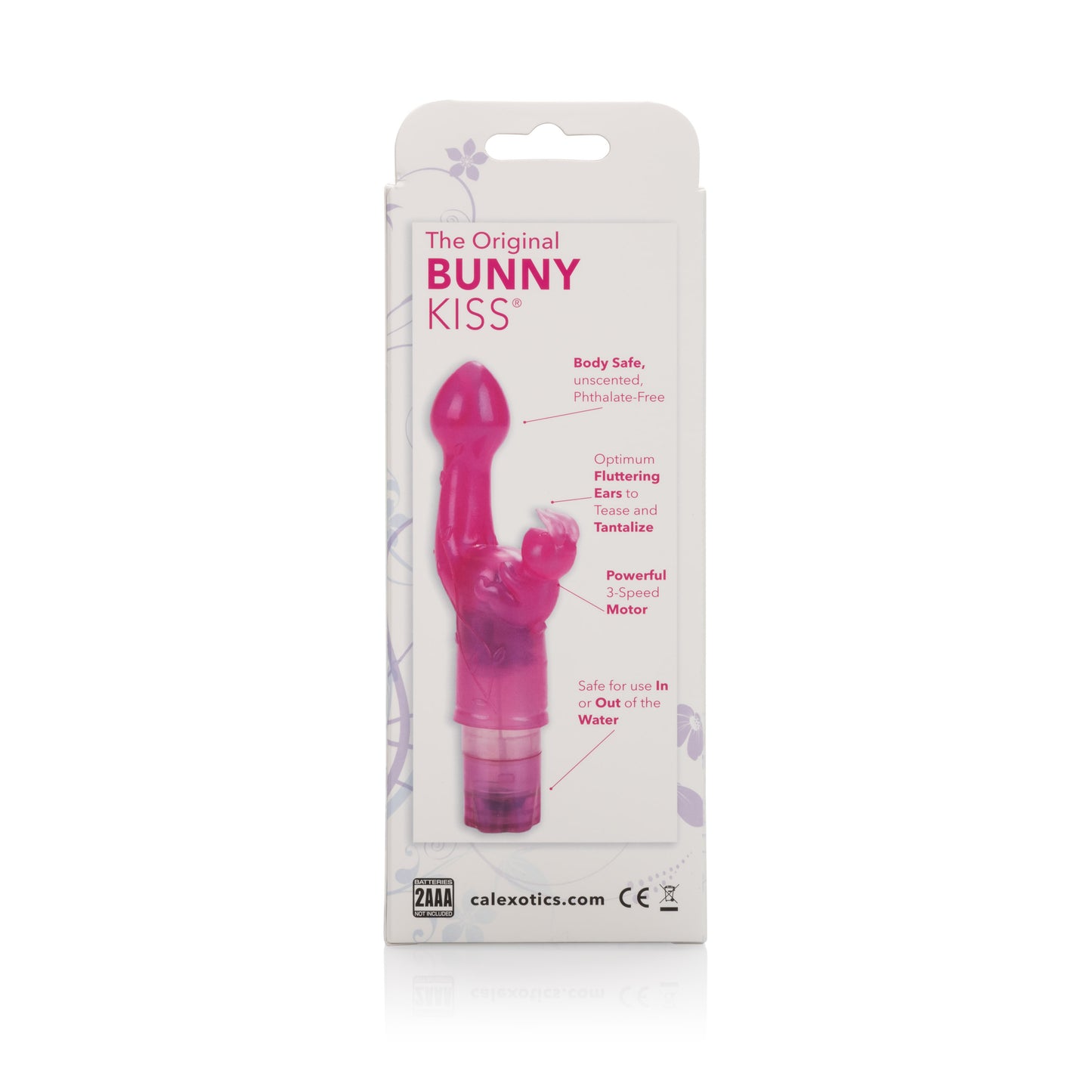 CalExotics The Original Bunny Kiss - Pink - G-spot Vibrator with 3-Speed Functionality