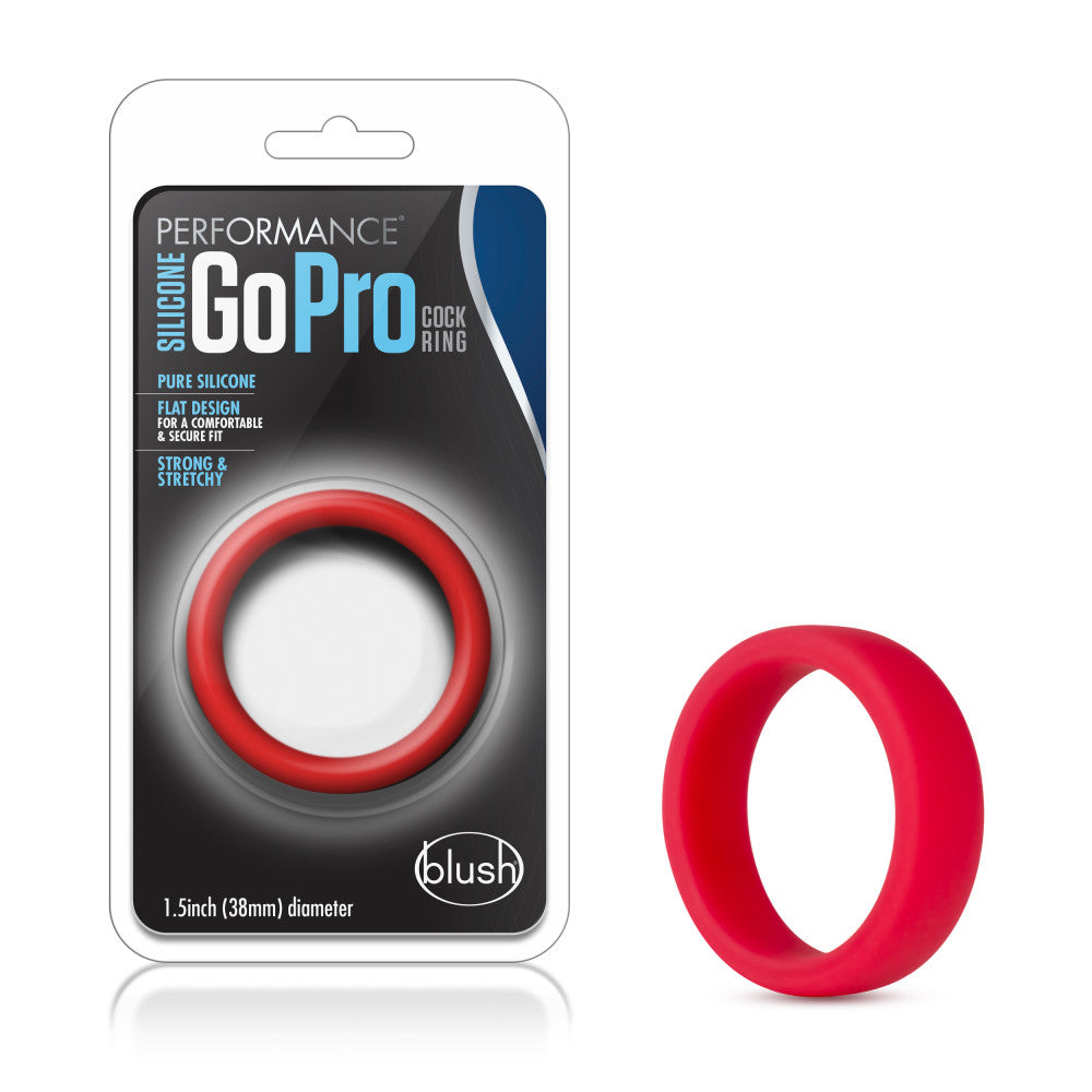 Blush Performance Silicone Go Pro Cock Ring – Red