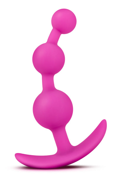 Blush Luxe Be Me 3 Anal Toy - Flexible Design - Fuchsia