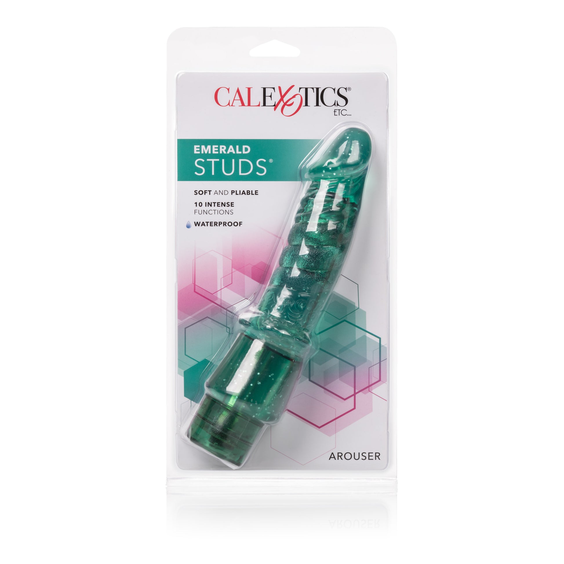 CalExotics Emerald Studs Arouser – Green – Multi-Function Stimulator