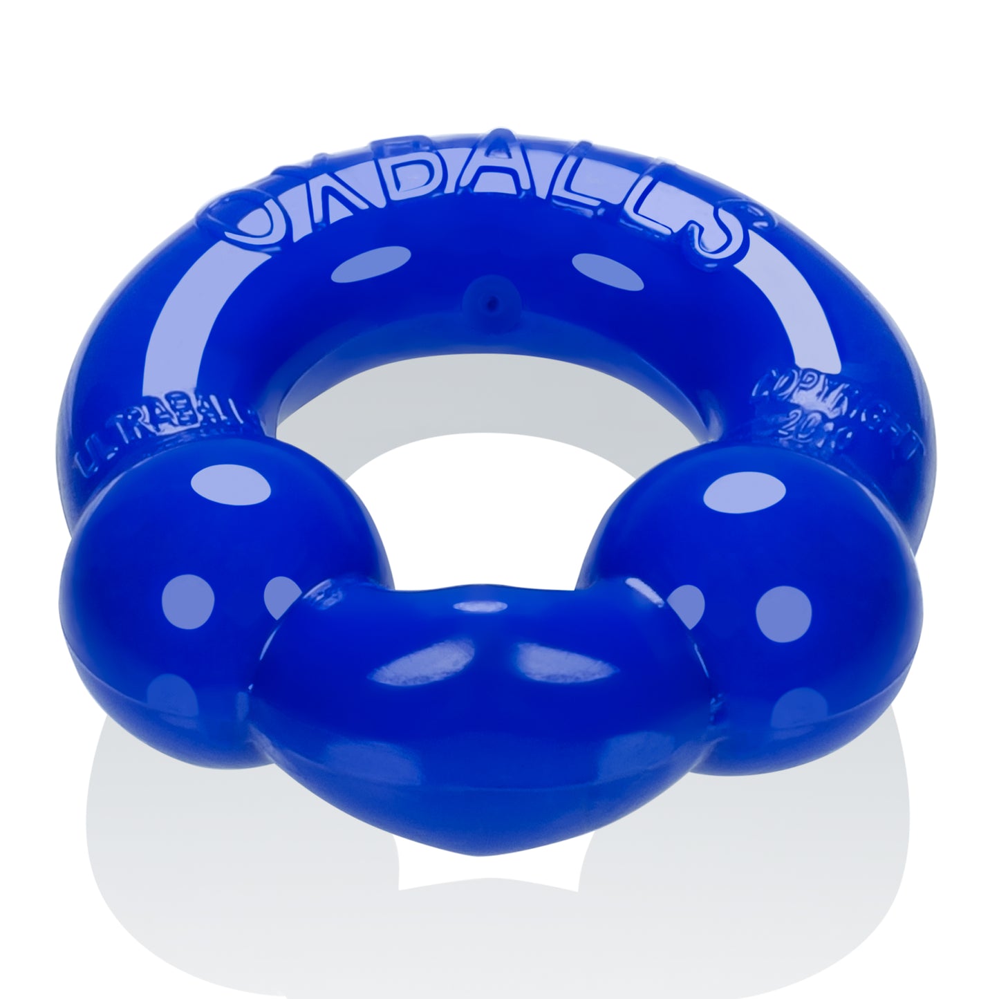 Oxballs Ultraballs 2-Piece Cockring Set - Black & Police Blue