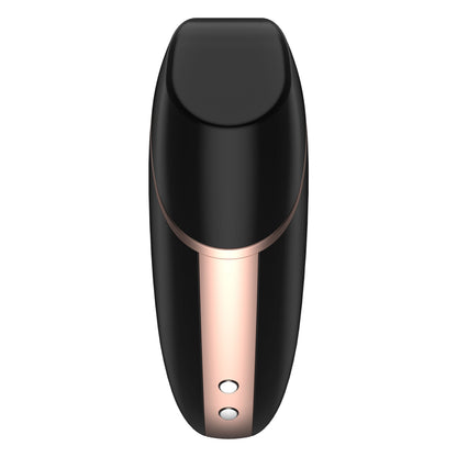 Satisfyer Love Triangle Clitoral Vibrator with Air-Pulse Technology - Black