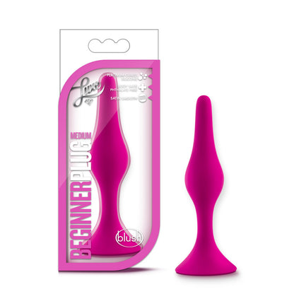 Blush Luxe Beginner Plug Medium - Pink - Anal Play Toy