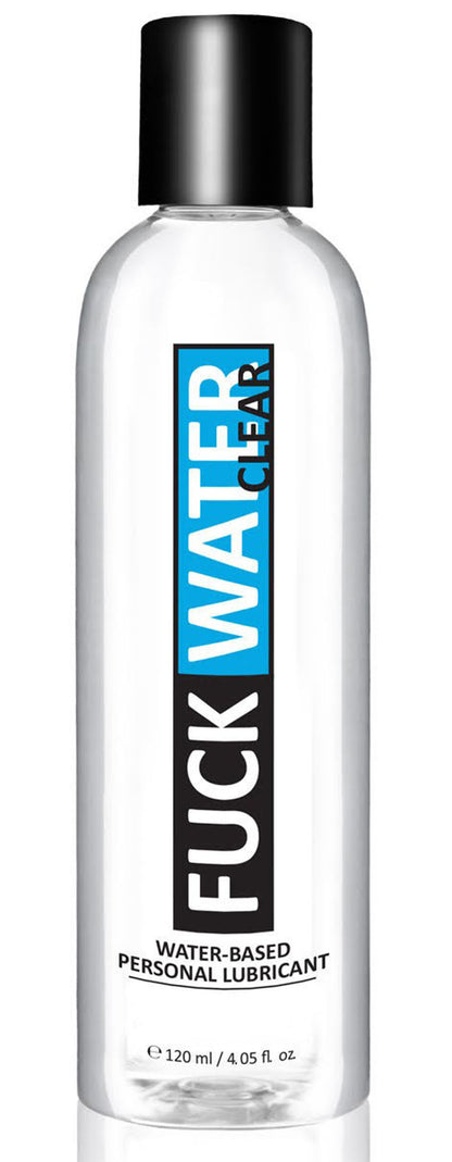 Fuck Water Clear 4oz Water-Based Personal Lubricant – Clear