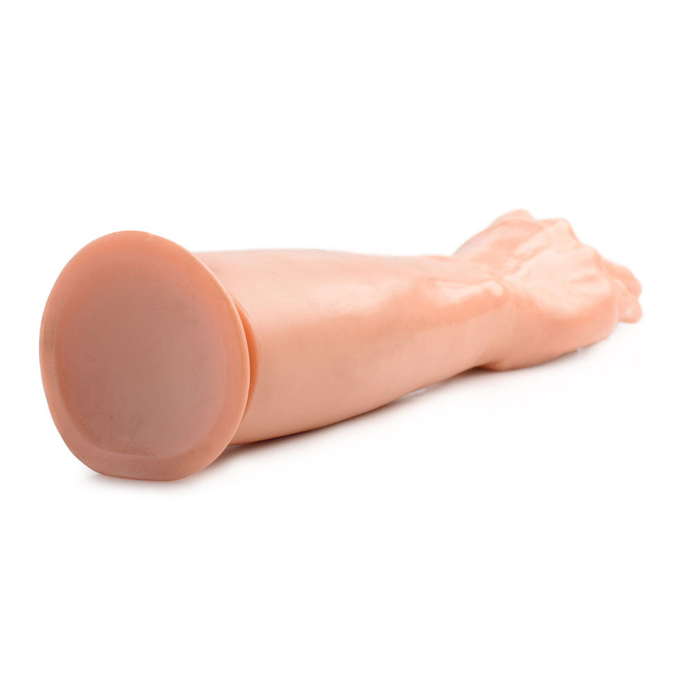 XR Brands The Fister Hand and Forearm Dildo – Realistic Beige with Suction Cup