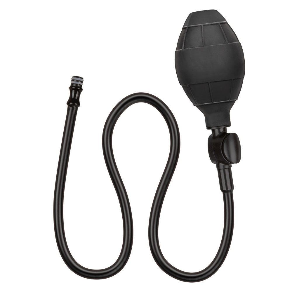 Colt XXXL Pumper Plug with Detachable Hose – Inflatable Silicone Plug – Black