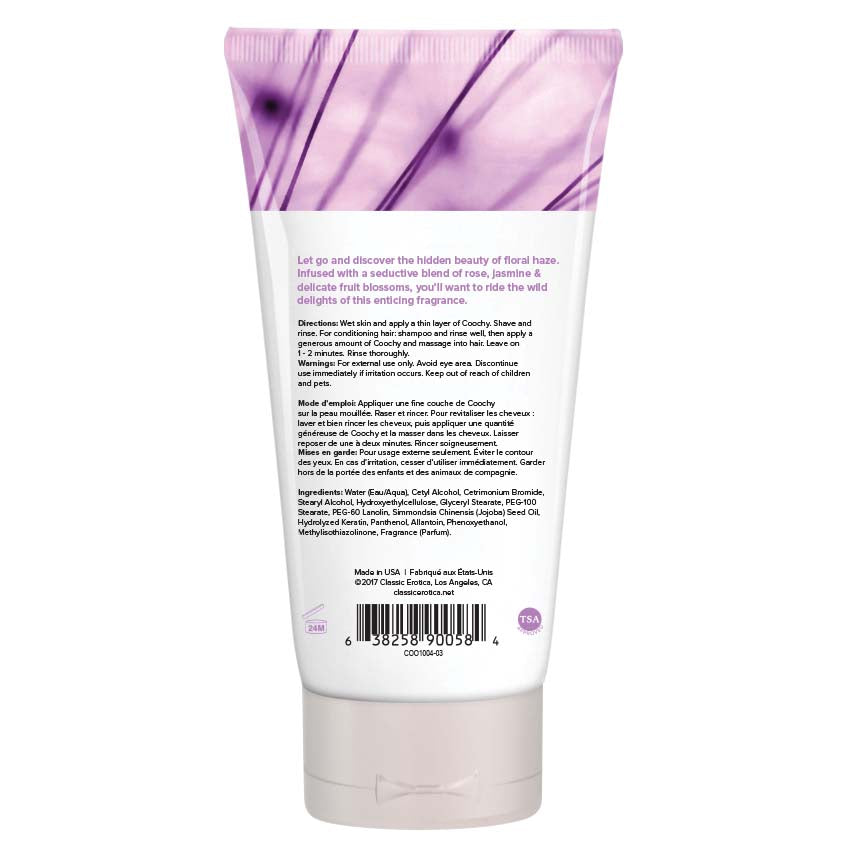 Coochy Floral Haze Shave Cream - 3.4 Oz - Moisturizing Formula