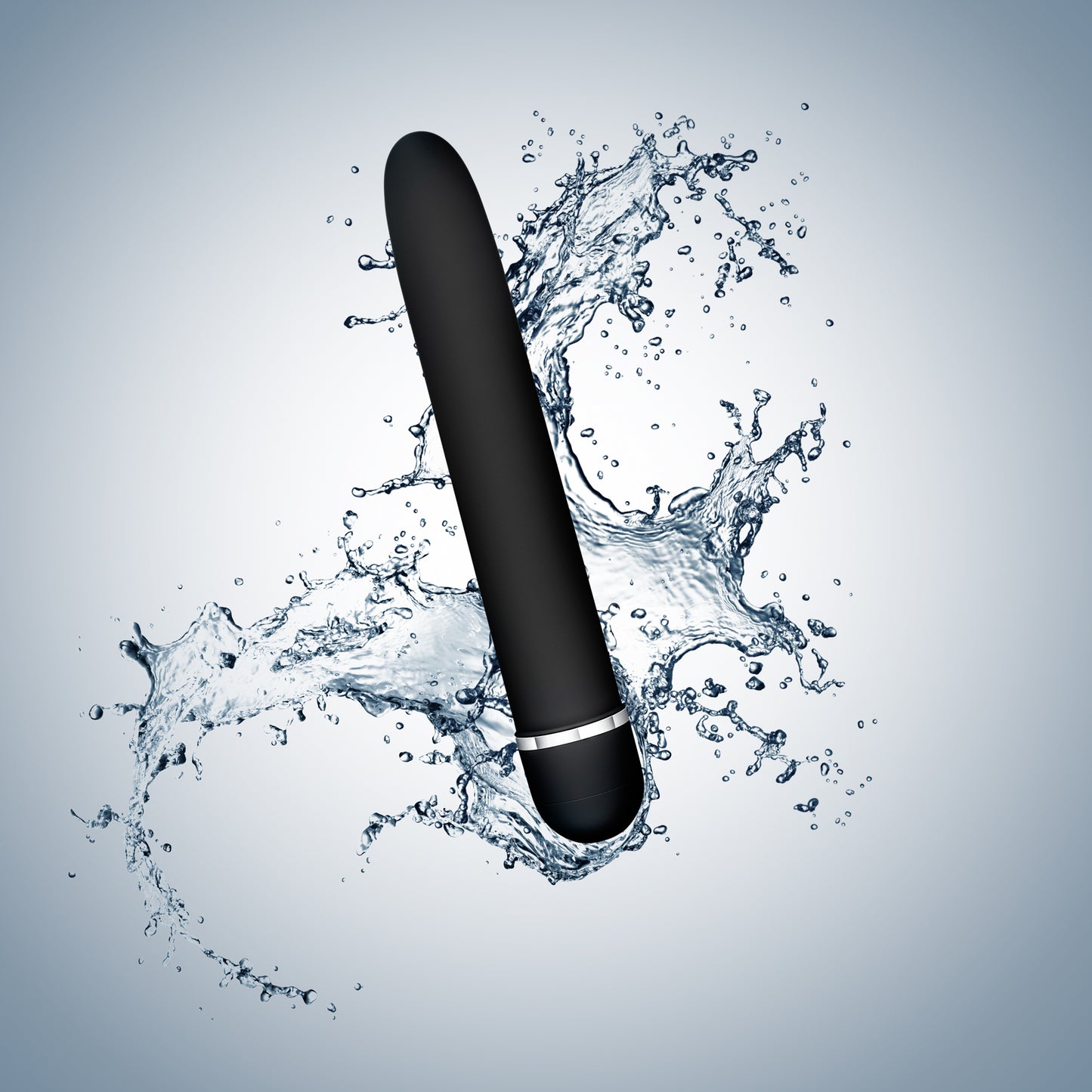 Blush Luxuriate Vibrator – Multi-Speed Waterproof – Black