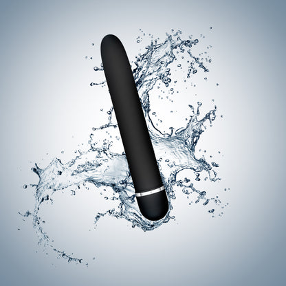 Blush Luxuriate Vibrator – Multi-Speed Waterproof – Black