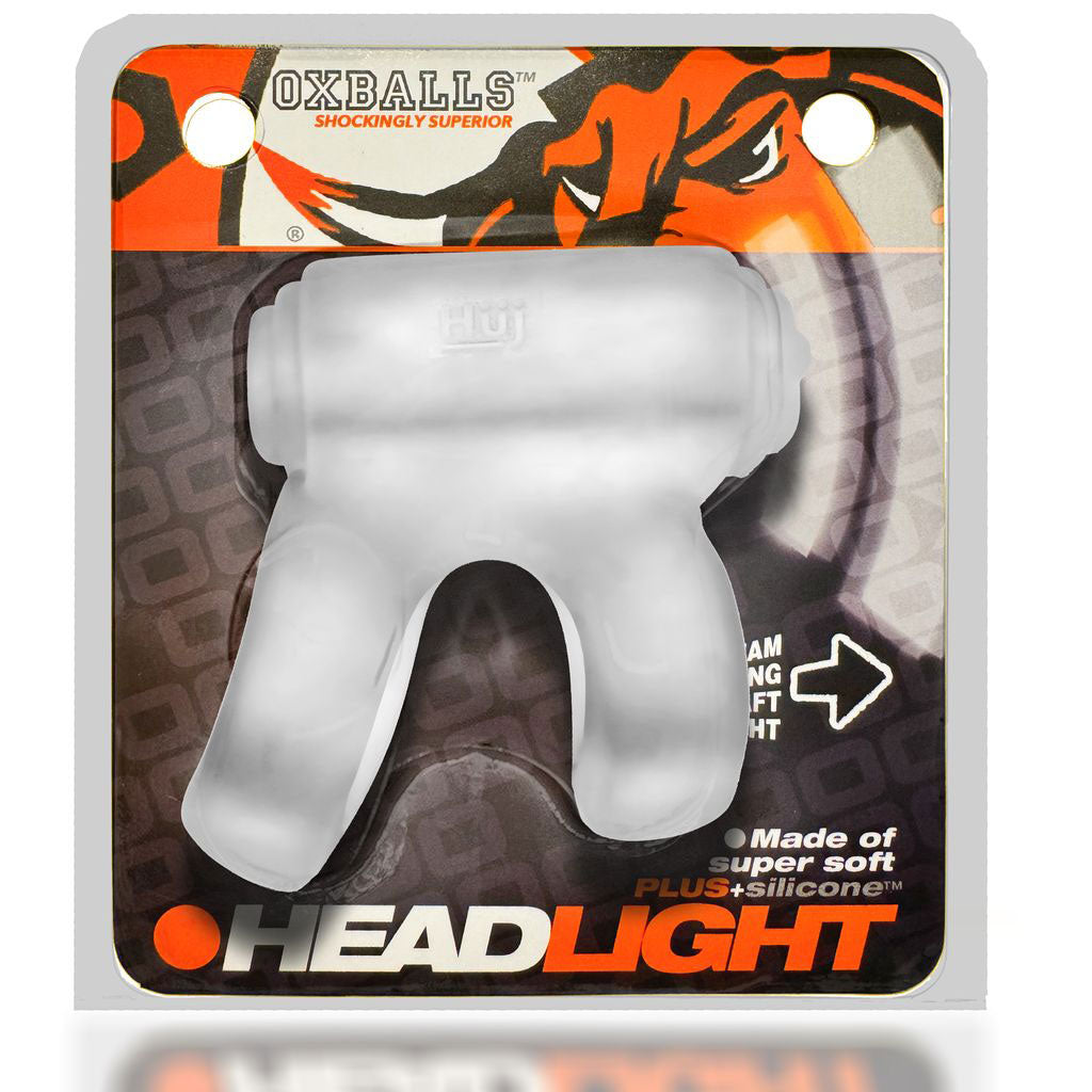 Oxballs Headlight Shaft-Holster LED Cockring and Shaft-Ring – Clear