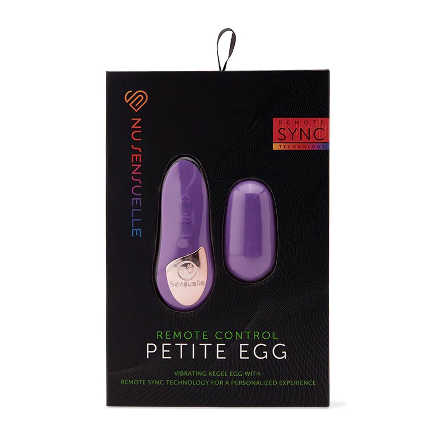 Nu Sensuelle Remote Control Petite Egg - Purple - Ergonomic Vibrator with 15 Vibrations