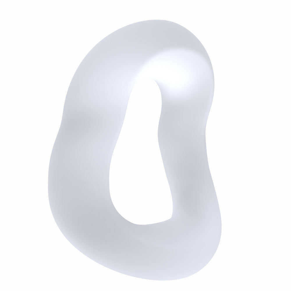 Screaming O Swingo Curve Cock Ring – Clear – Custom Contour Design