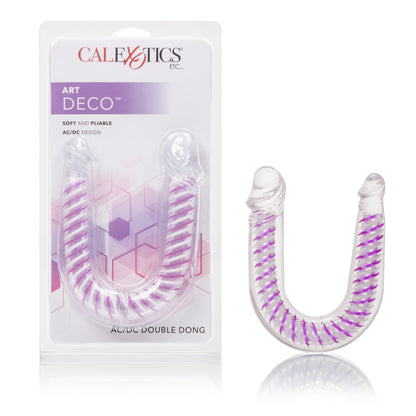 CalExotics Art Deco AC/DC Double Dong – Purple – Double Penetrator