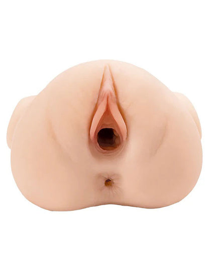 Pipedream Pdx Plus Double Pounder Vibrating Squeeze Stroker – Light Beige