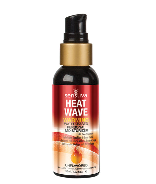 Sensuva Heat Wave Natural Water-Based Warming Lubricant 2oz – Warming Sensation